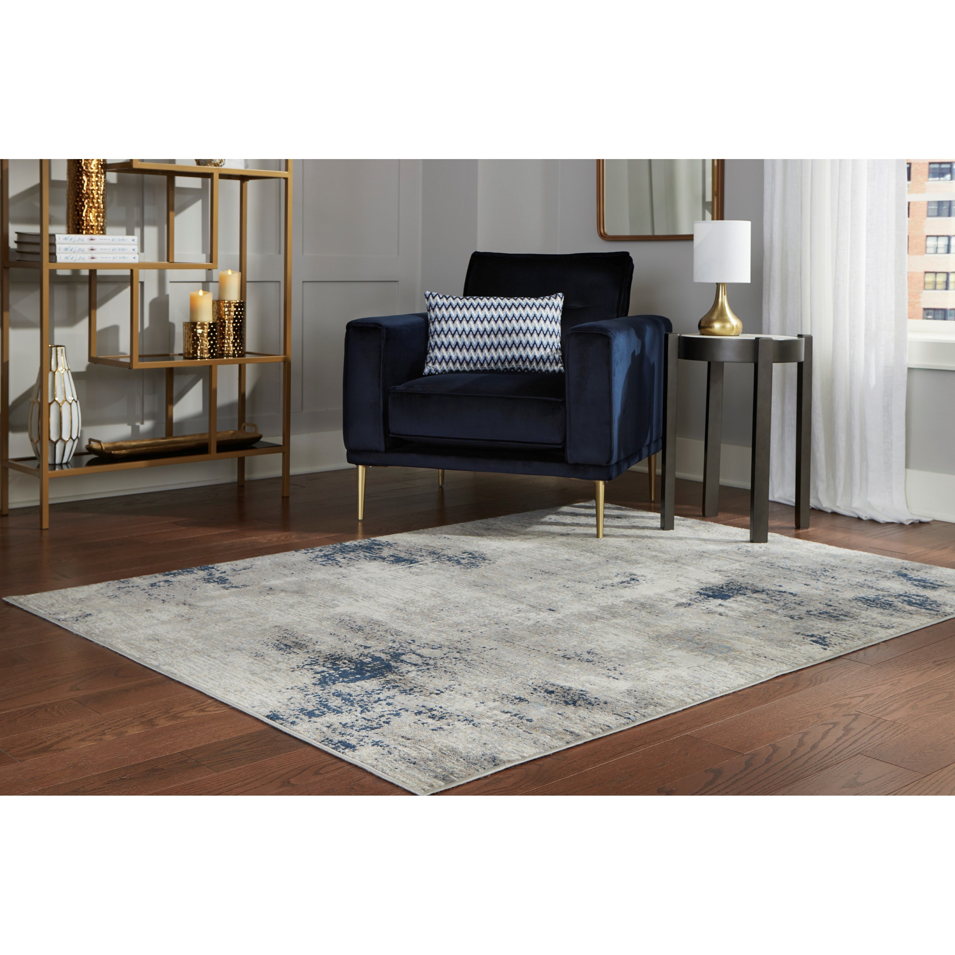 Ashley Signature Design Contemporary Area Rugs 1377645 Wrenstow Medium